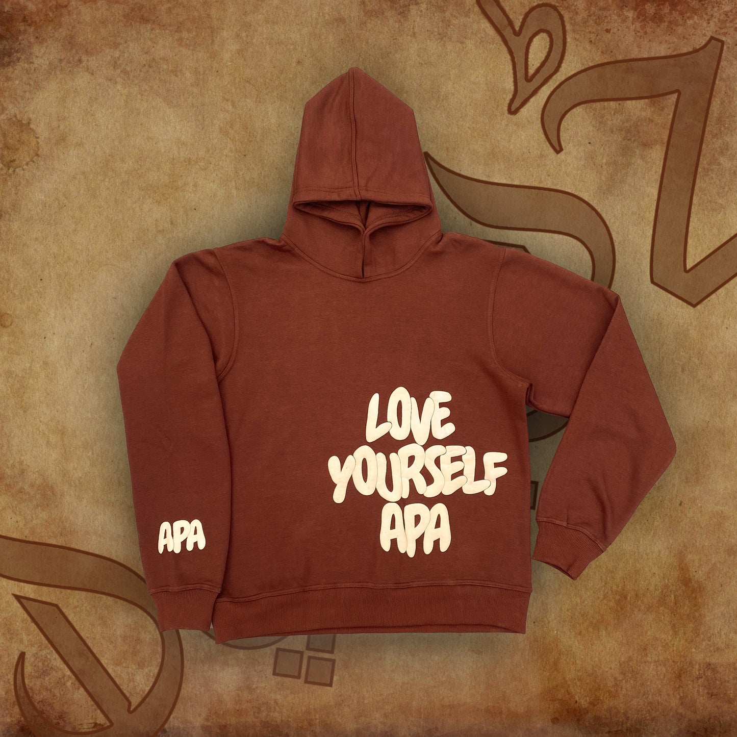 Mocha Puff Oversized Unisex Hoodie