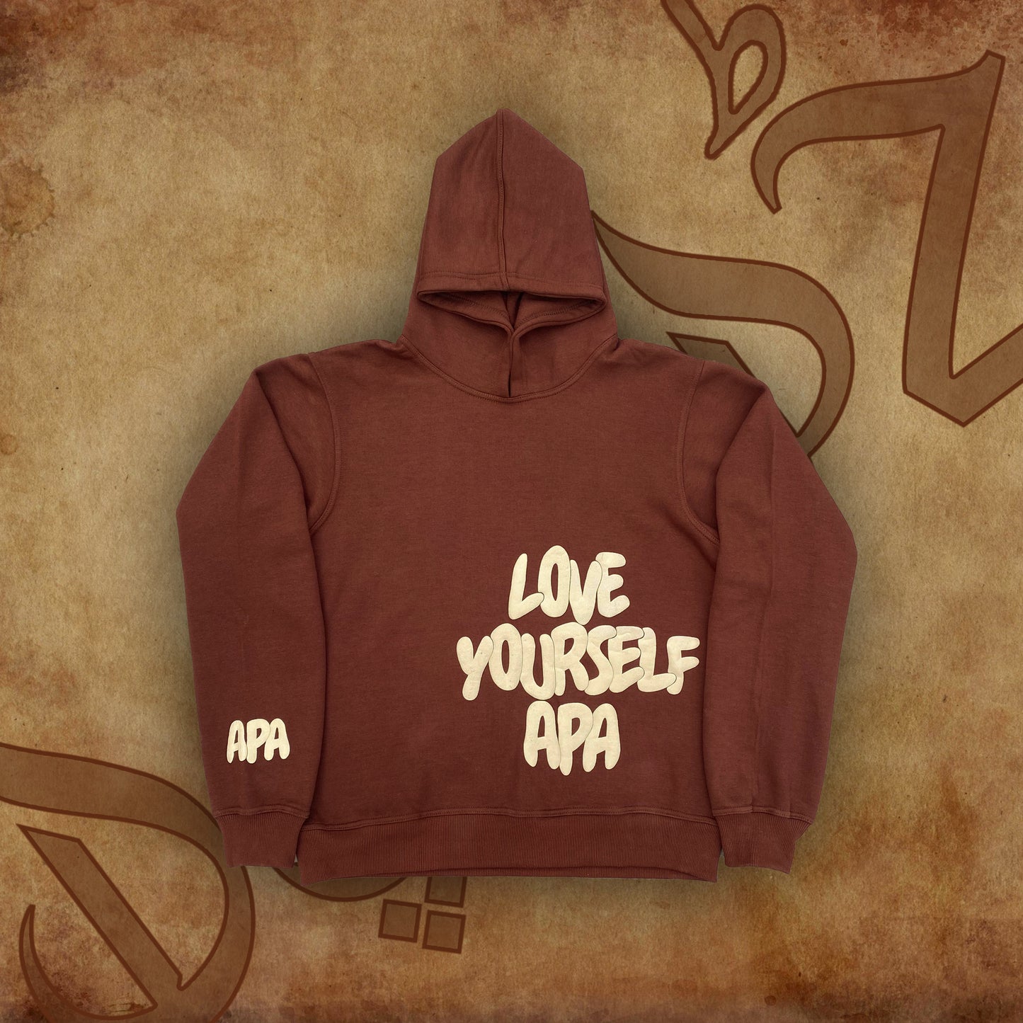 Mocha Puff Oversized Unisex Hoodie